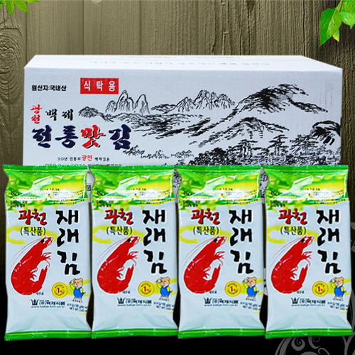 [자연의향기]특가 광천김(식탁김 15g 30봉)