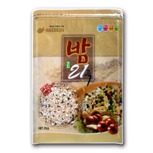 [순국내산]하동밤혼합21곡 2kg