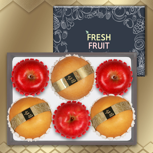 [명절]프리미엄 사과배 6과 2.8kg(사과3/배3)