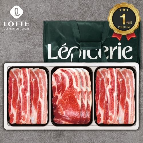 [롯데] 1등급 한돈 3P 1.5kg(삼/목/삼500)